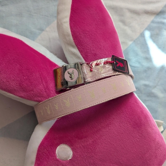 PLAYBOY Accessories - PLAYBOY Pink and Silver Belt